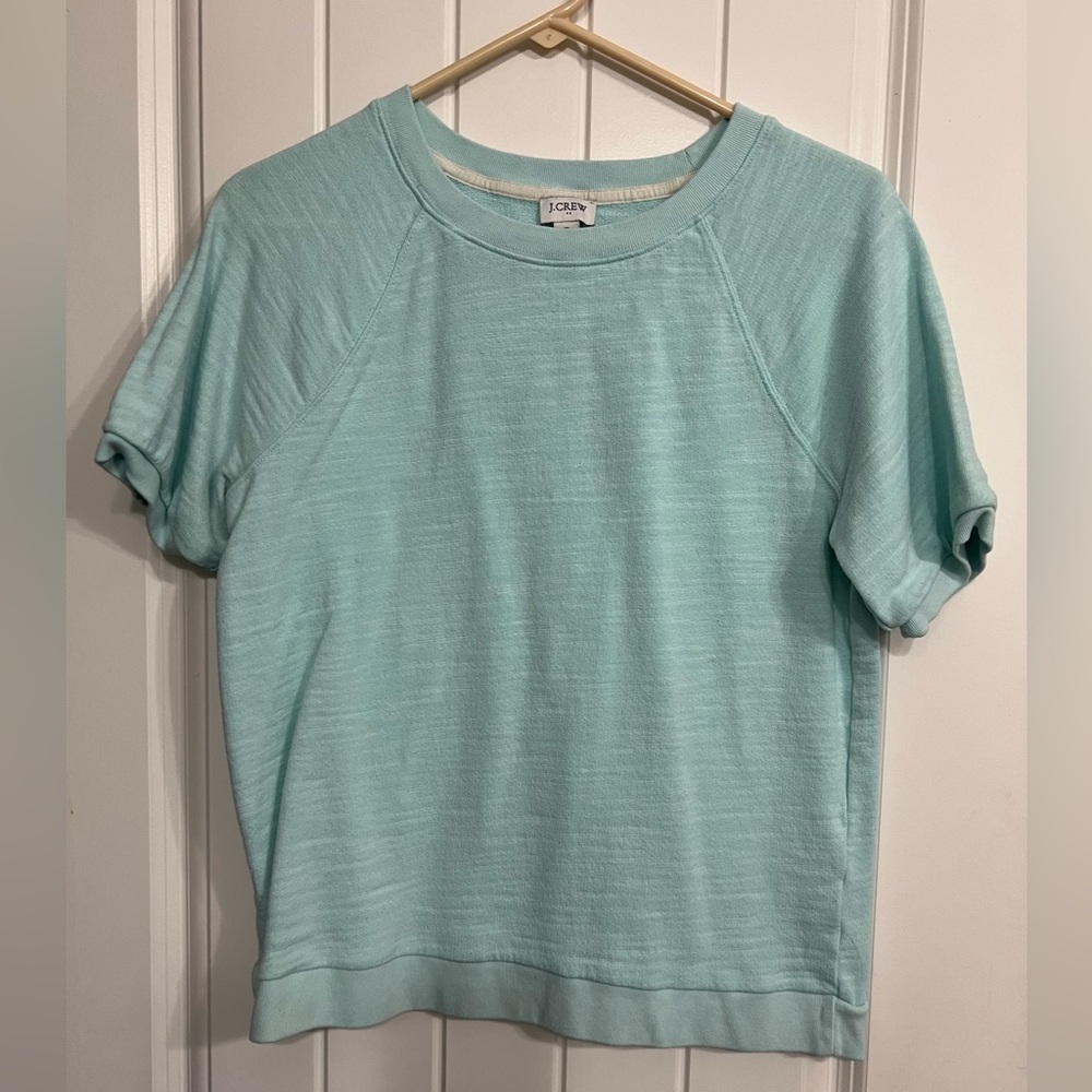 J Crew short sleeve sweatshirt